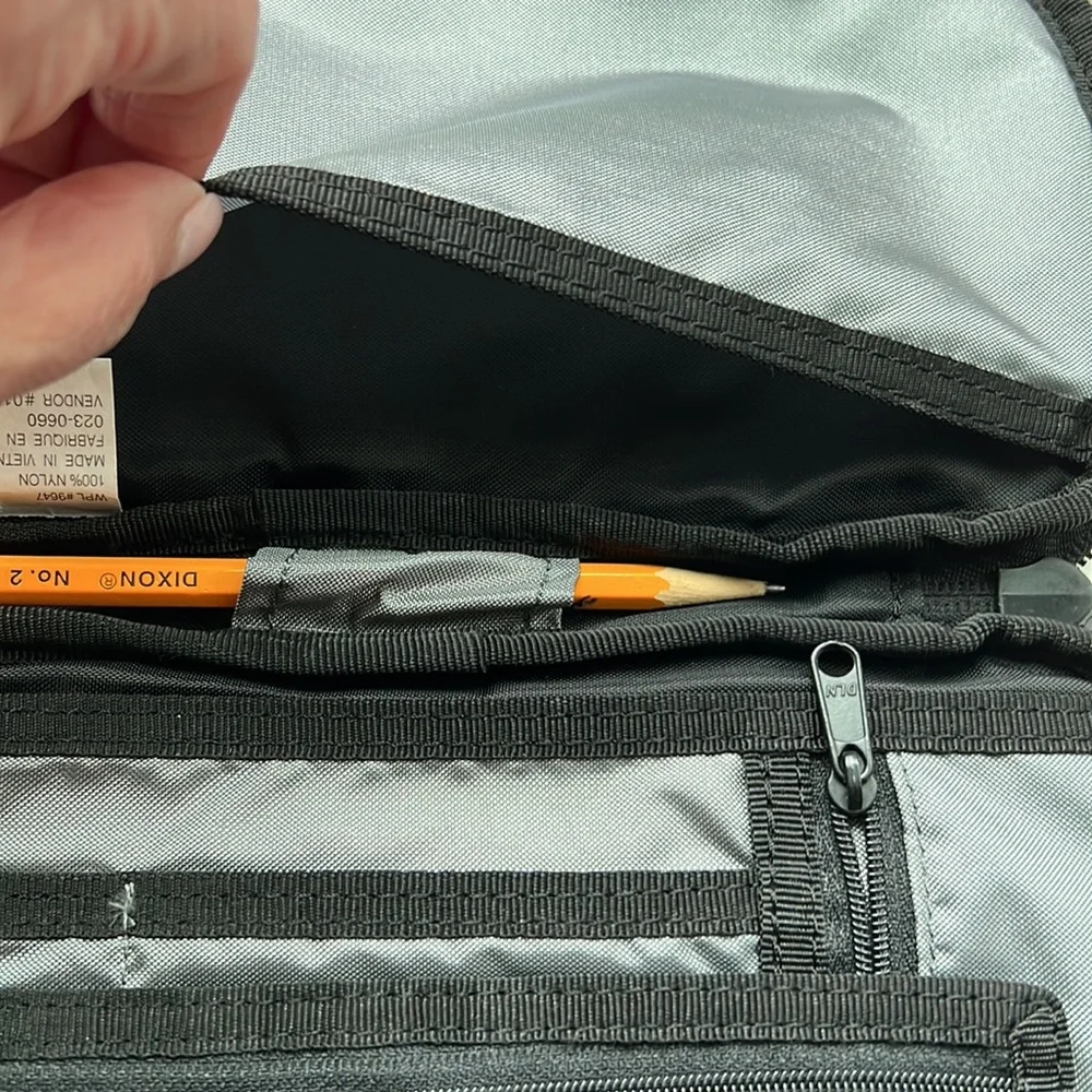 EB Guide Travel Case Tech Organizer Durable Zippered Pouch Modern Minimalist